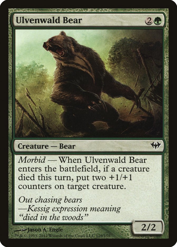 {C} Ulvenwald Bear [Dark Ascension][DKA 129]