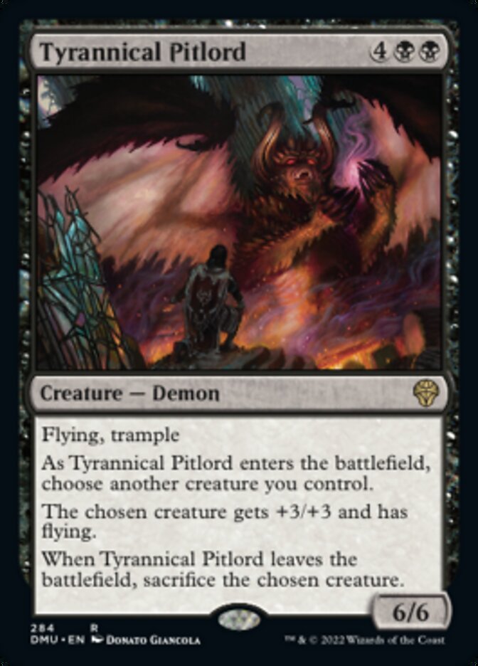 {@R} Tyrannical Pitlord [Dominaria United][DMU 284]
