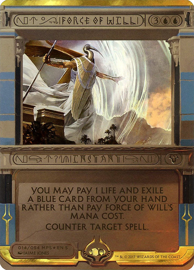 {R} Force of Will (Invocation) [Amonkhet Invocations][MP2 014]