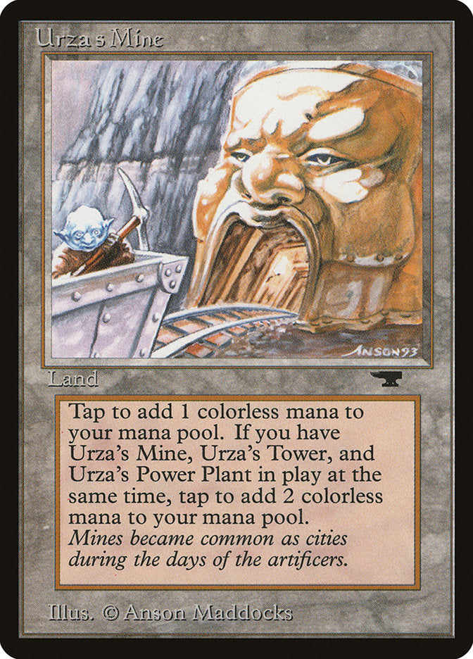 {C} Urza's Mine (Mine Cart Entering Mouth) [Antiquities][ATQ 83B]