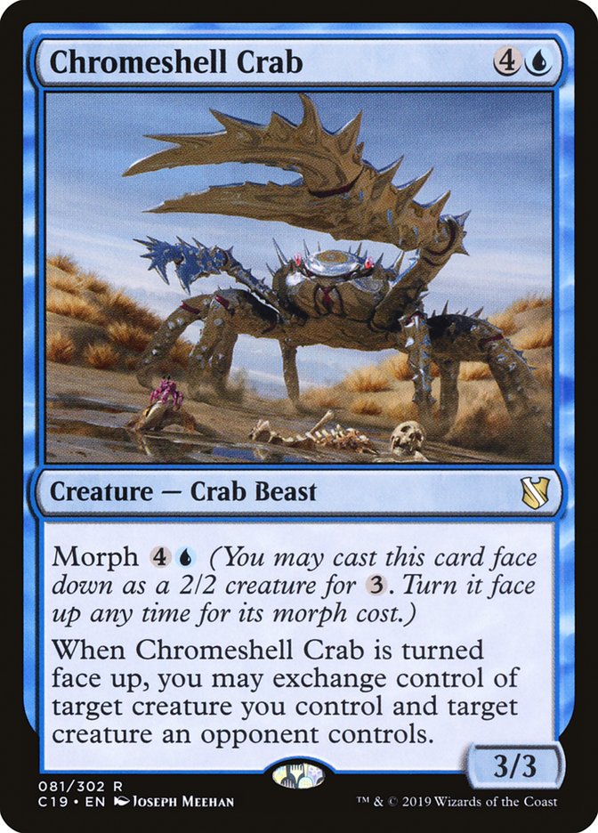 {R} Chromeshell Crab [Commander 2019][C19 081]
