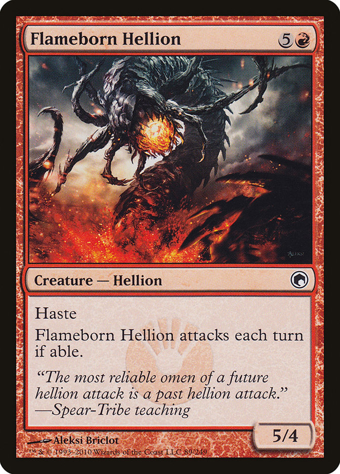 {C} Flameborn Hellion [Scars of Mirrodin][SOM 089]