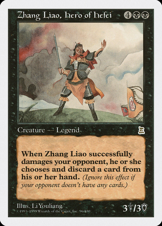{R} Zhang Liao, Hero of Hefei [Portal Three Kingdoms][PTK 096]
