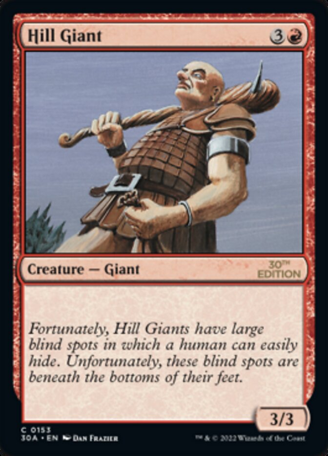 {C} Hill Giant [30th Anniversary Edition][30A 153]
