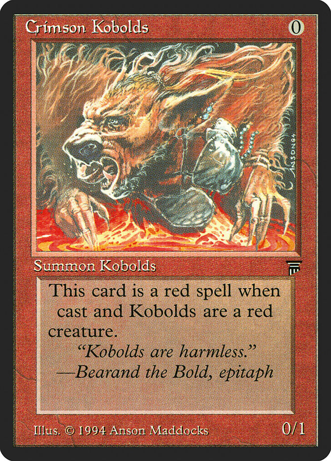 {C} Crimson Kobolds [Legends][LEG 139]
