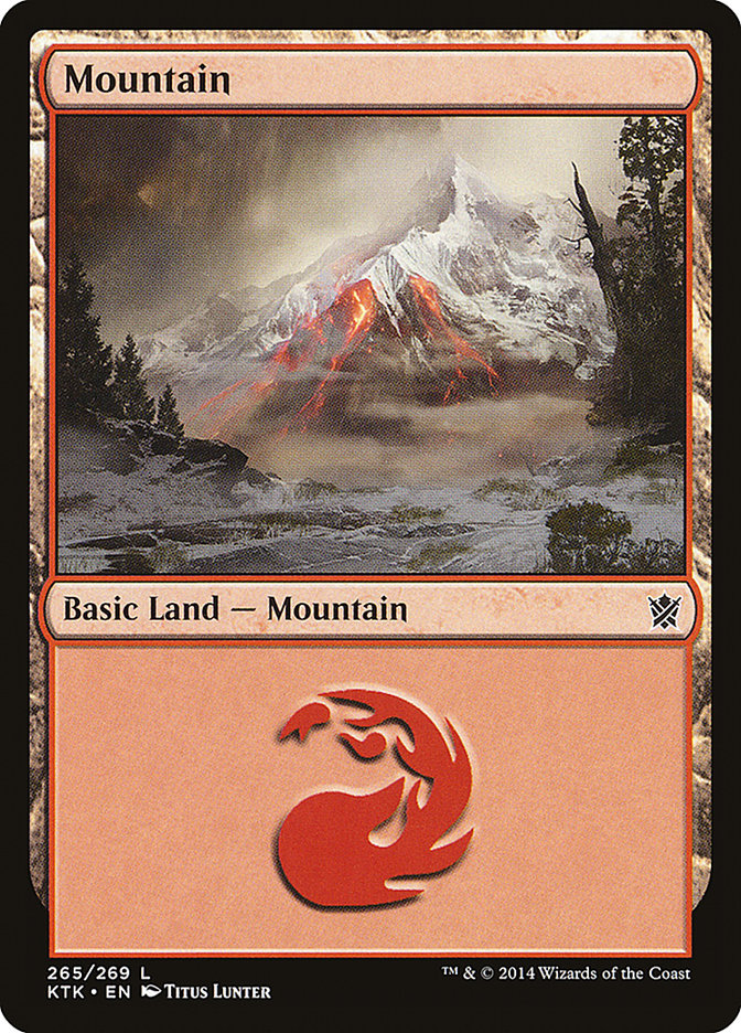 {B}[KTK 265] Mountain (265) [Khans of Tarkir]