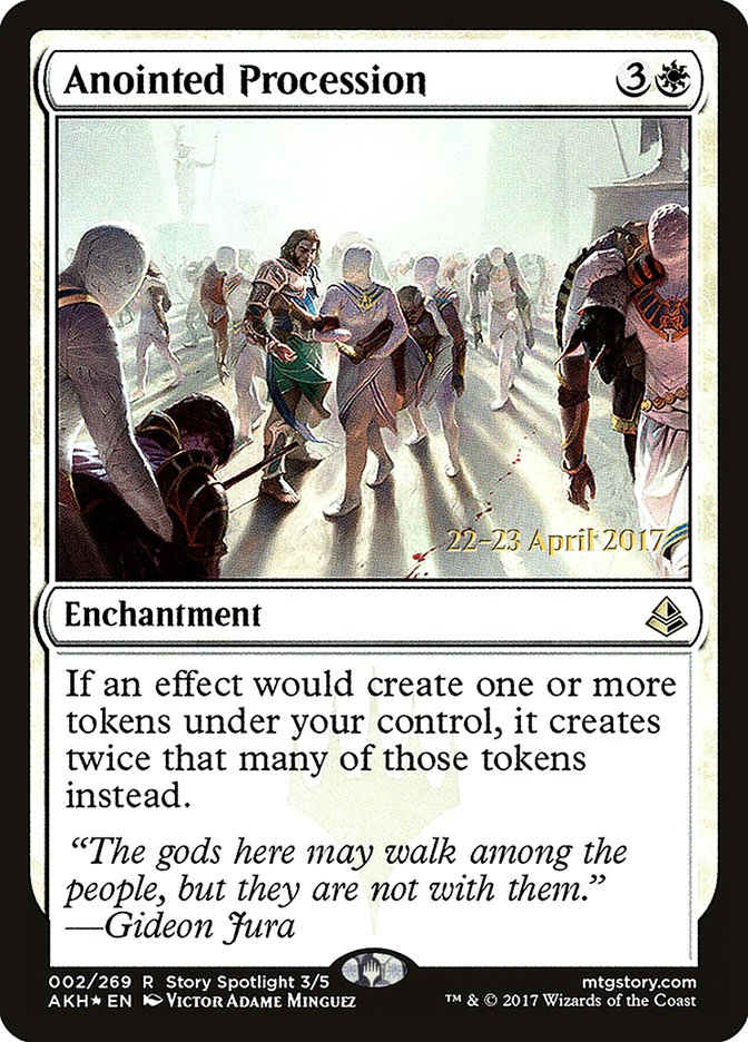 {R} Anointed Procession [Amonkhet Prerelease Promos][PR AKH 002]