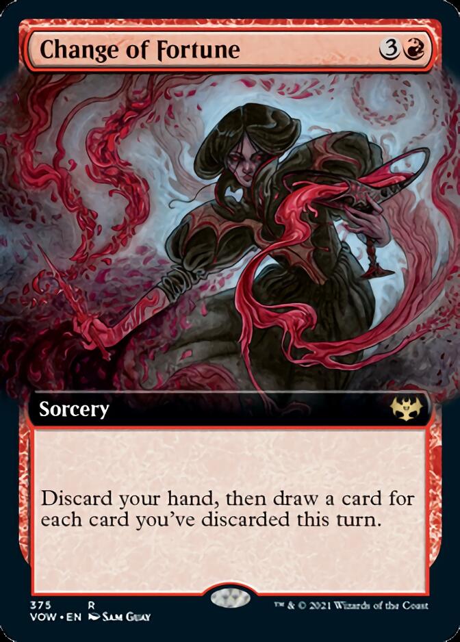 {@R} Change of Fortune (Extended Art) [Innistrad: Crimson Vow][VOW 375]