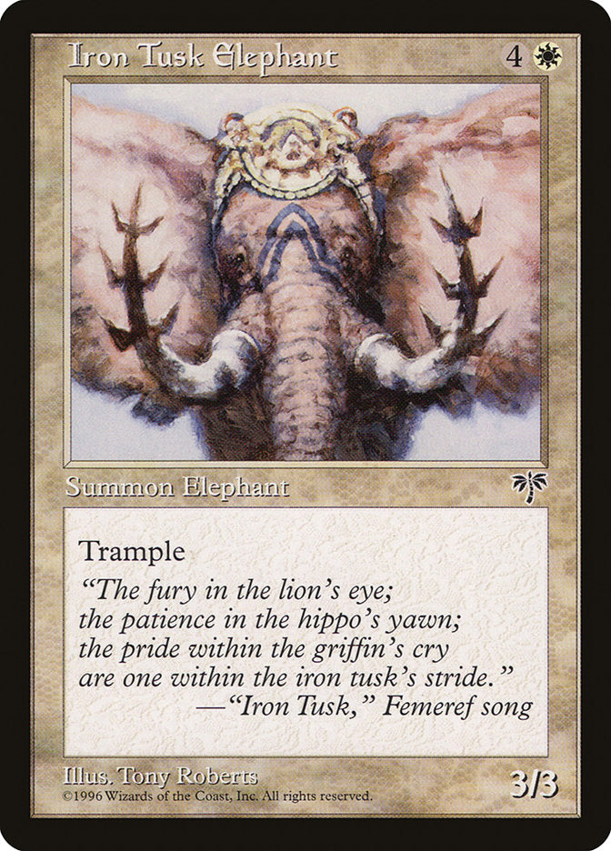 {C} Iron Tusk Elephant [Mirage][MIR 022]