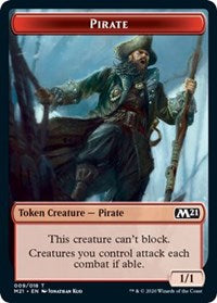 {T} Pirate // Weird Double-sided Token [Core Set 2021 Tokens][TM21 009]