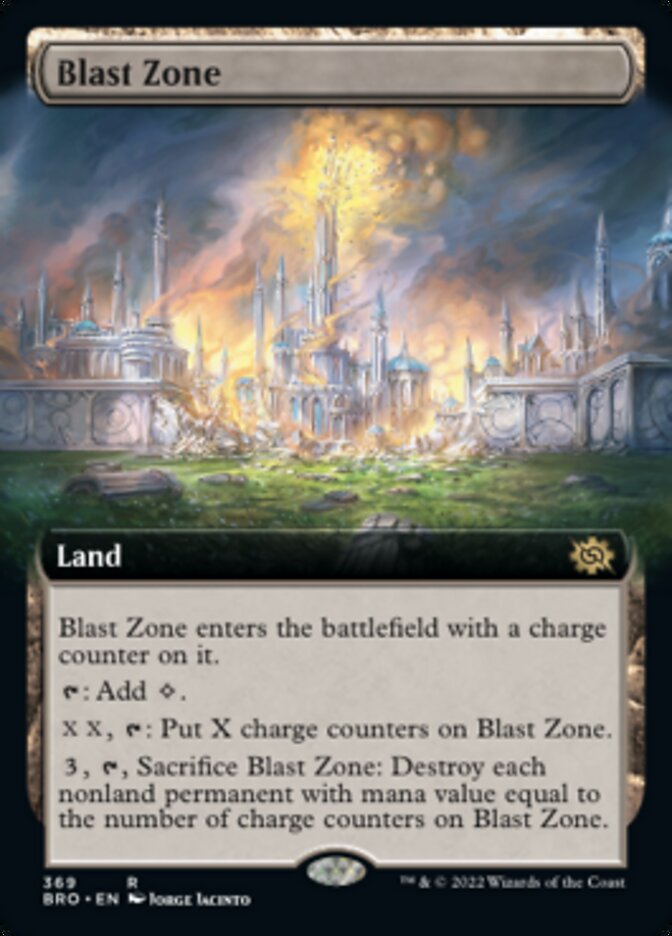 {@R} Blast Zone (Extended Art) [The Brothers' War][BRO 369]