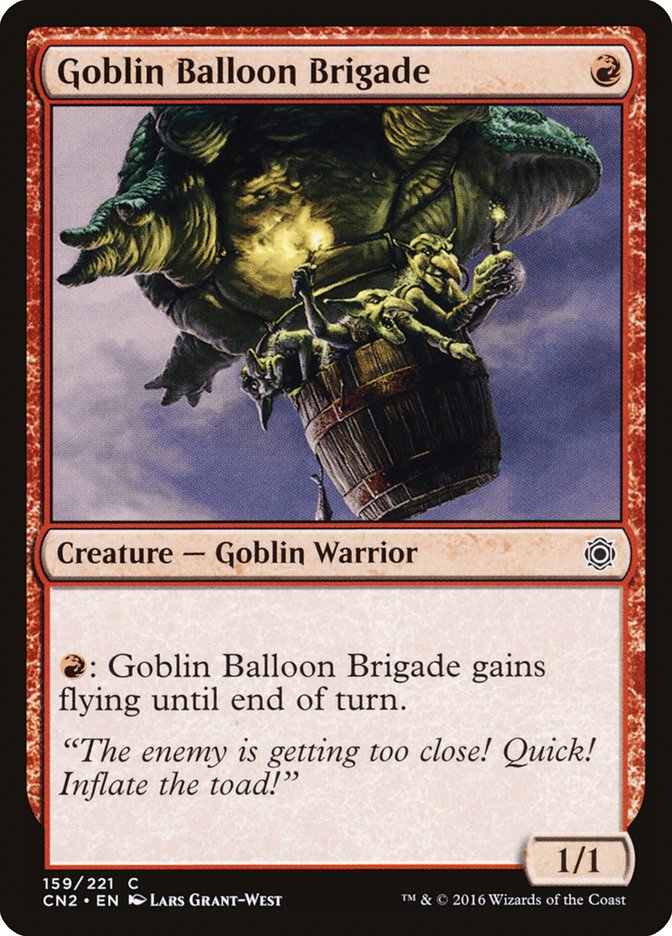 {C} Goblin Balloon Brigade [Conspiracy: Take the Crown][CN2 159]