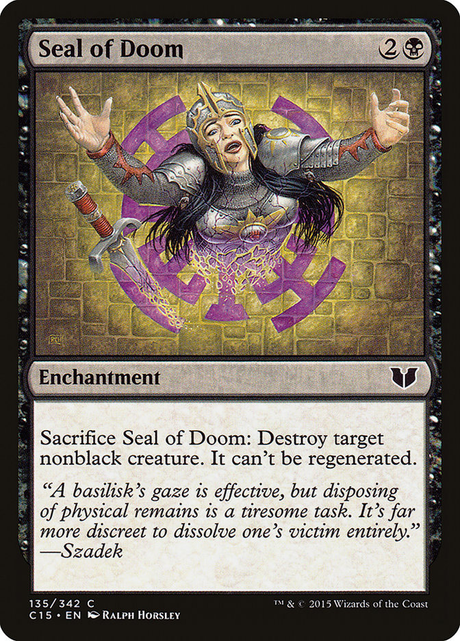 {C} Seal of Doom [Commander 2015][C15 135]