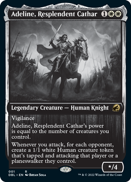 {@R} Adeline, Resplendent Cathar [Innistrad: Double Feature][DBL 001]