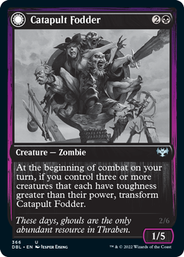{@C} Catapult Fodder // Catapult Captain [Innistrad: Double Feature][DBL 366]