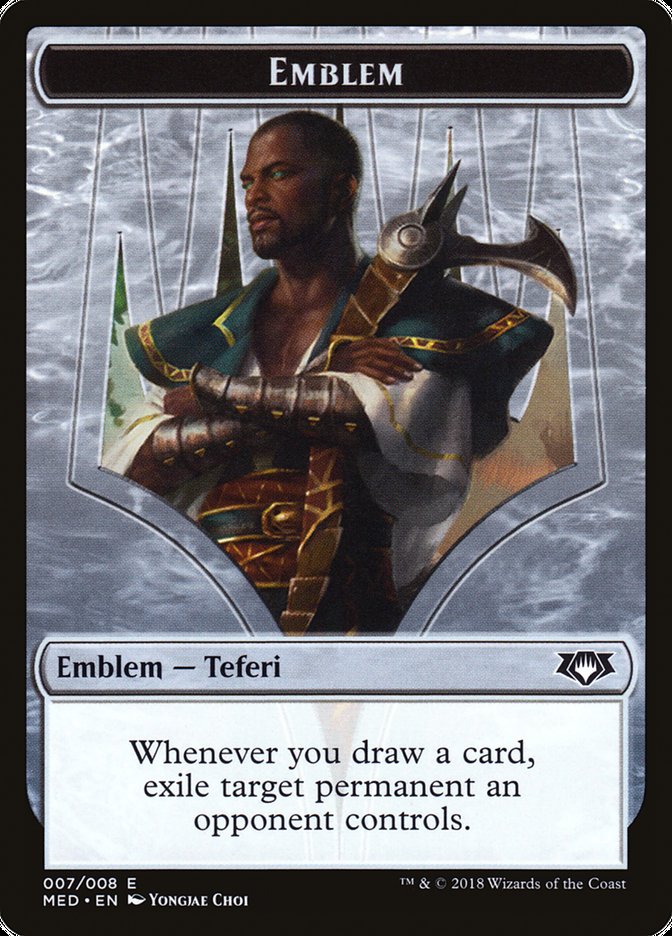 {T} Teferi, Hero of Dominaria Emblem [Mythic Edition Tokens][TMED G7]