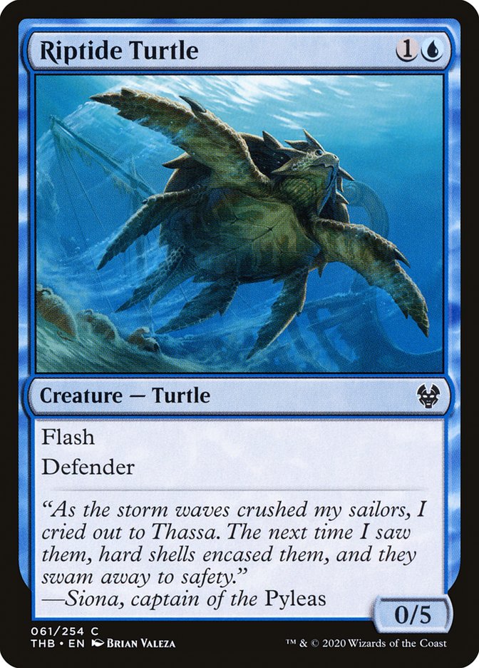 {C} Riptide Turtle [Theros Beyond Death][THB 061]
