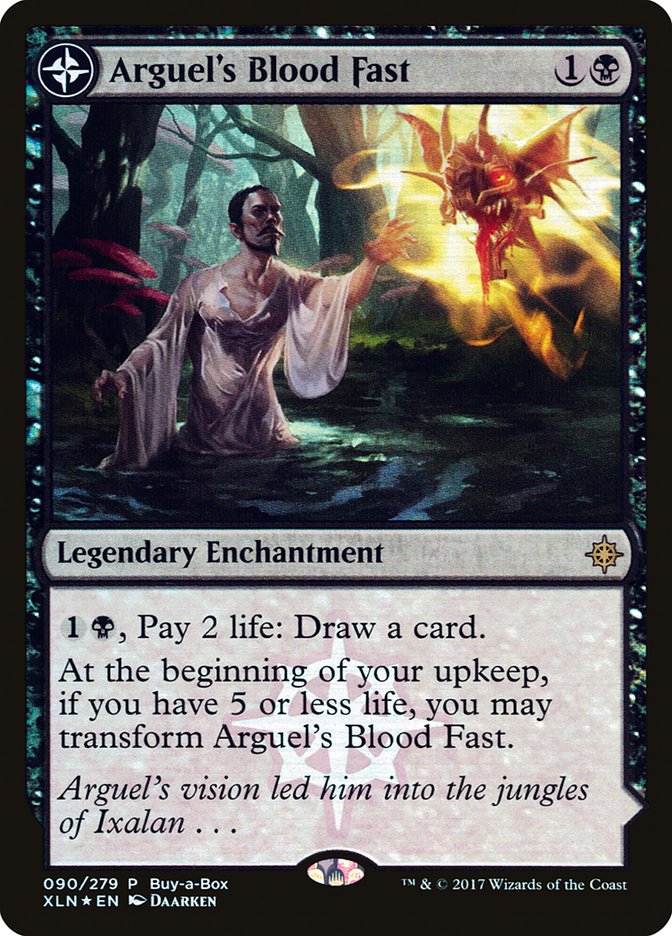 {R} Arguel's Blood Fast // Temple of Aclazotz (Buy-A-Box) [Ixalan Treasure Chest][PA PXTC 090]