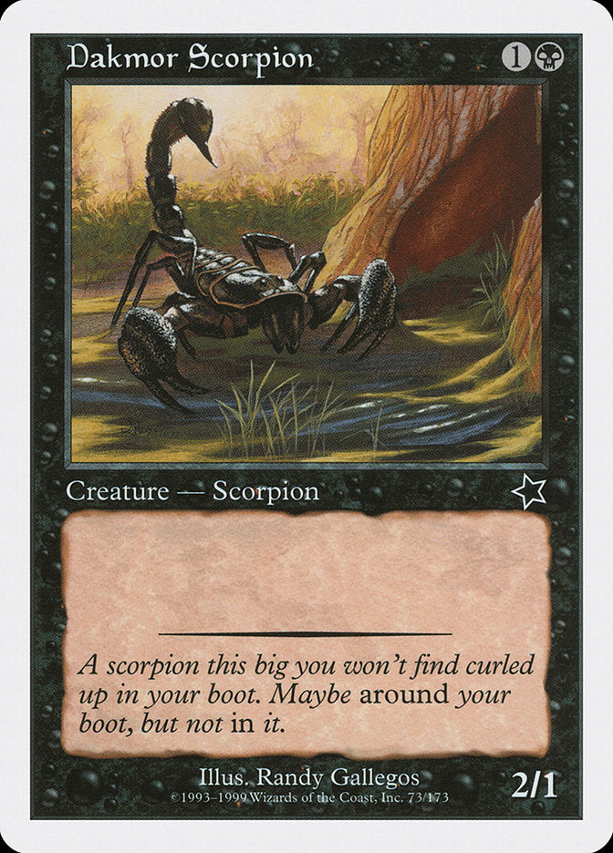 {C} Dakmor Scorpion [Starter 1999][S99 073]