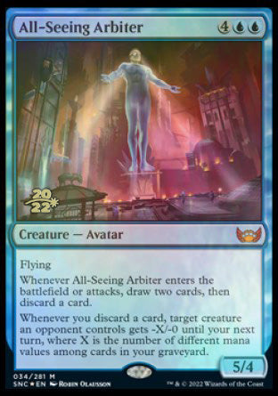 {@R} All-Seeing Arbiter [Streets of New Capenna Prerelease Promos][PR SNC 034]