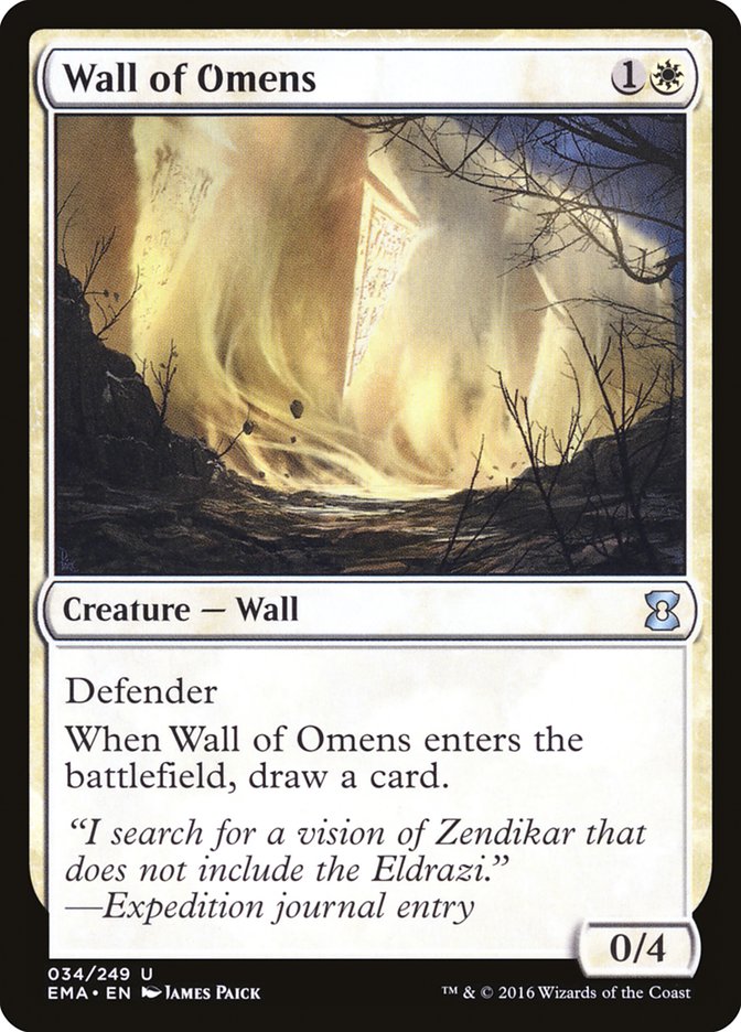 {C} Wall of Omens [Eternal Masters][EMA 034]