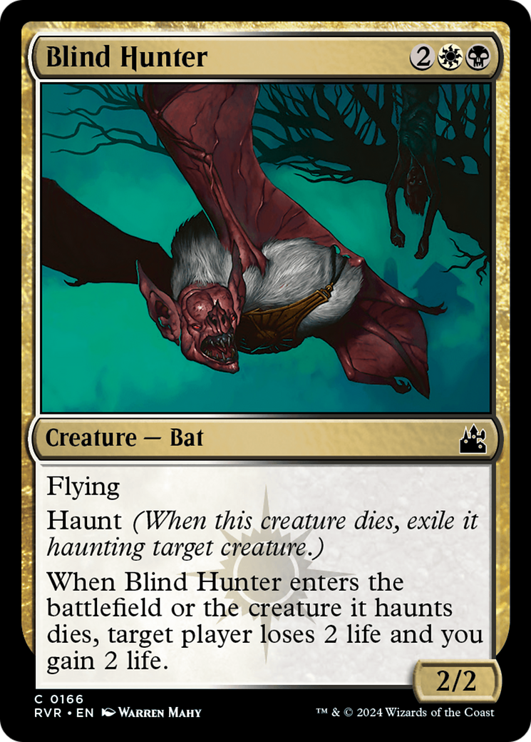 {C} Blind Hunter [Ravnica Remastered][RVR 166]