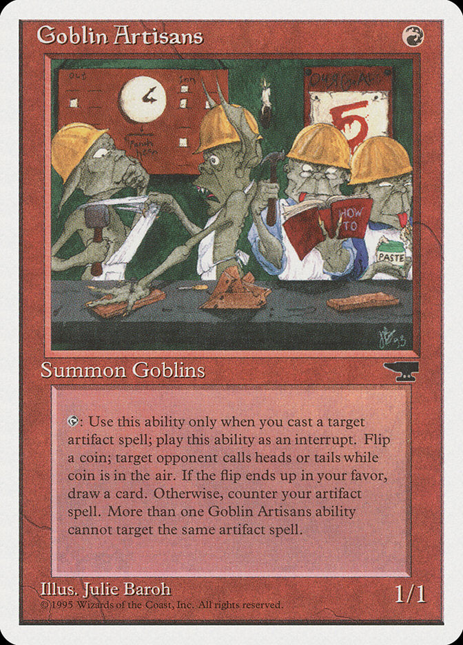 {C} Goblin Artisans [Chronicles][CHR 048]