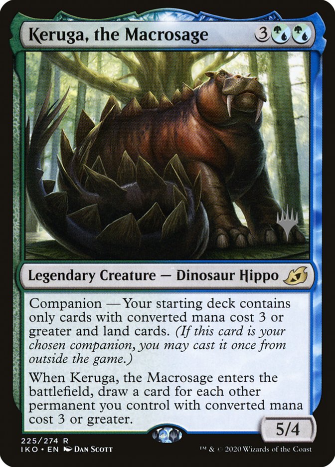 {R} Keruga, the Macrosage (Promo Pack) [Ikoria: Lair of Behemoths Promos][PP IKO 225]