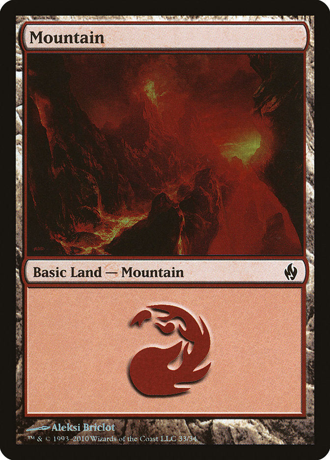 {B}[PD2 033] Mountain (33) [Premium Deck Series: Fire and Lightning]