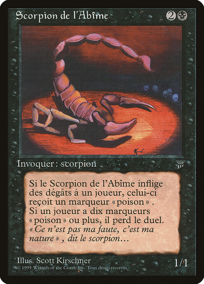 {C} Pit Scorpion (French) - "Scorpion de l'Abime" [Renaissance][REN 063]