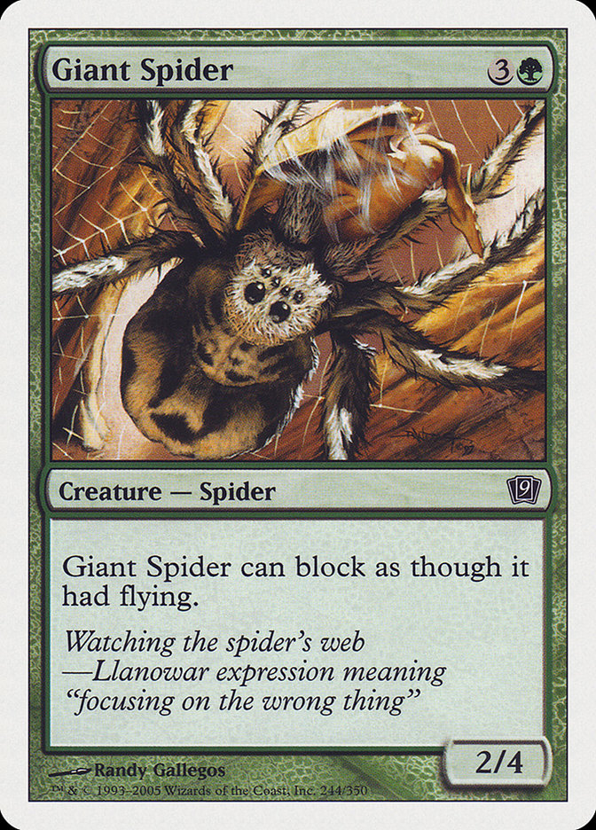 {C} Giant Spider [Ninth Edition][9ED 244]
