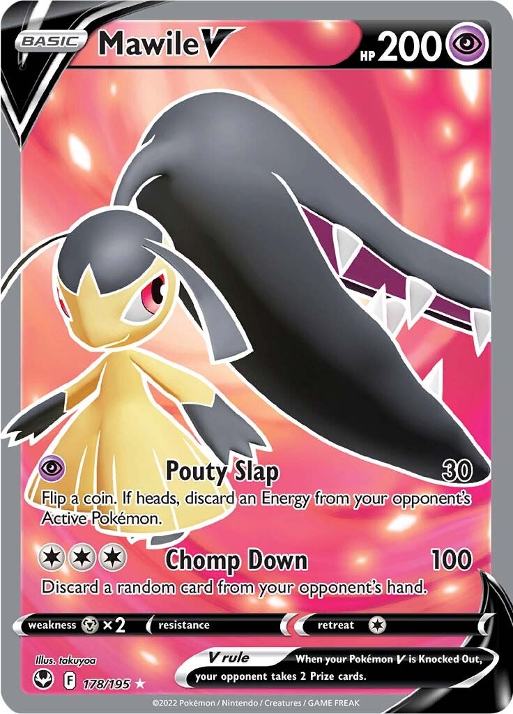 [PKM-R] Mawile V (178/195) [Sword & Shield: Silver Tempest]