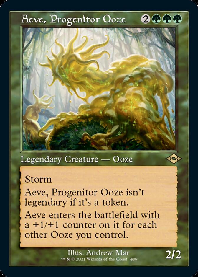 {R} Aeve, Progenitor Ooze (Retro) [Modern Horizons 2][MH2 409]