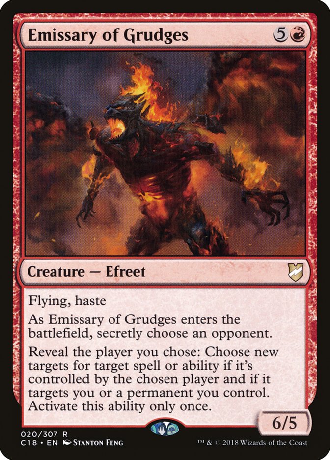 {R} Emissary of Grudges [Commander 2018][C18 020]