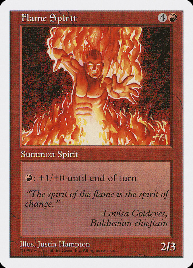 {C} Flame Spirit [Fifth Edition][5ED 229]