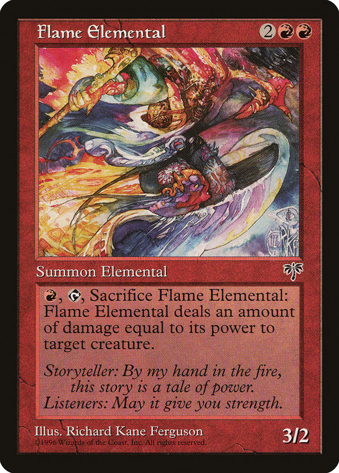 {C} Flame Elemental [Mirage][MIR 175]