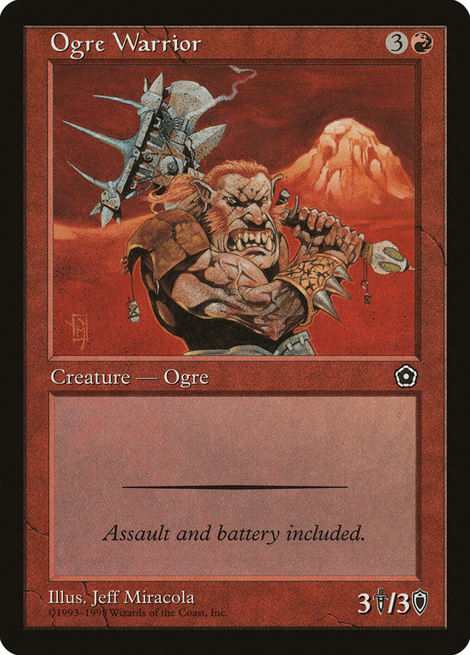 {C} Ogre Warrior [Portal Second Age][PO2 113]