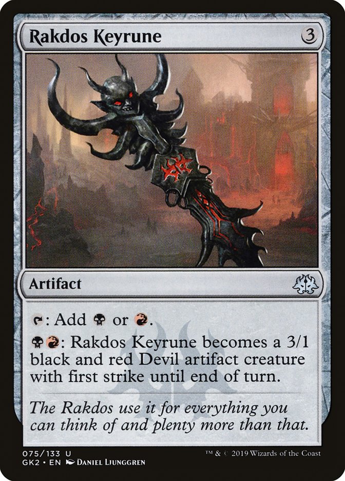{C} Rakdos Keyrune [Ravnica Allegiance Guild Kit][GK2 075]