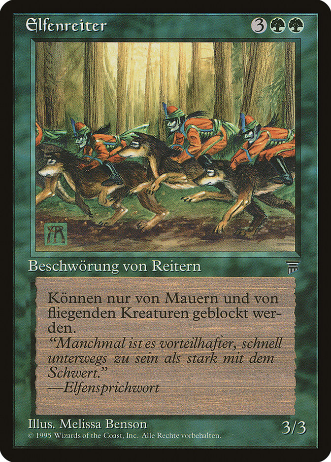 {C} Elven Riders (German) - "Elfenreiter" [Renaissance][REN 133]