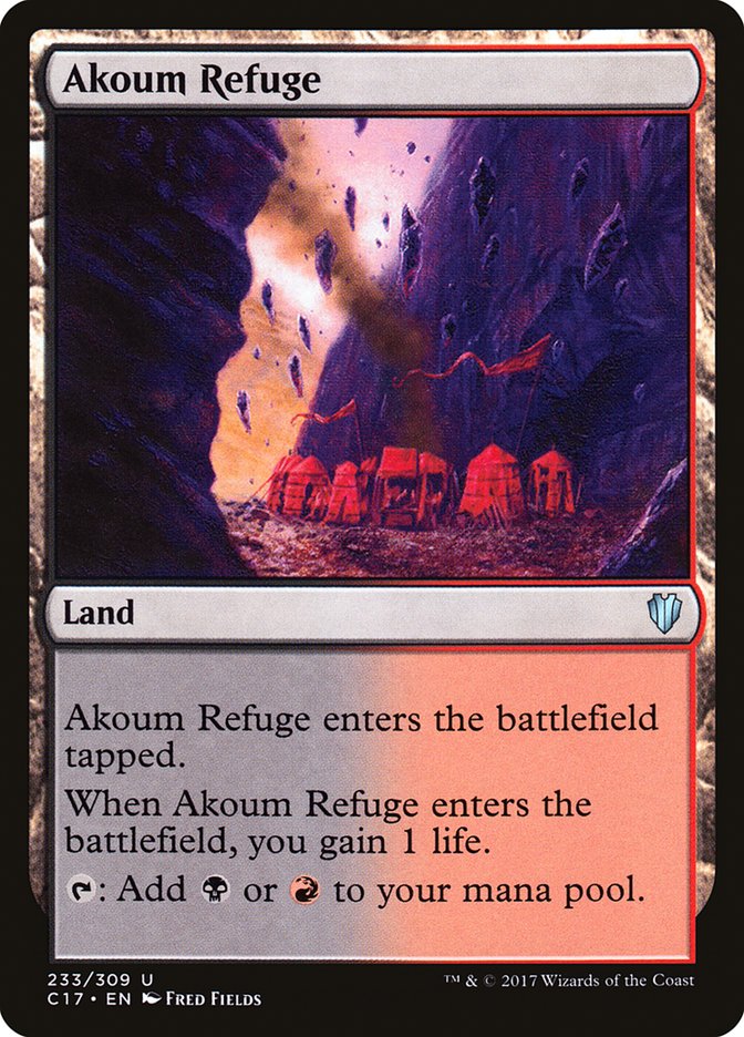 {C} Akoum Refuge [Commander 2017][C17 233]