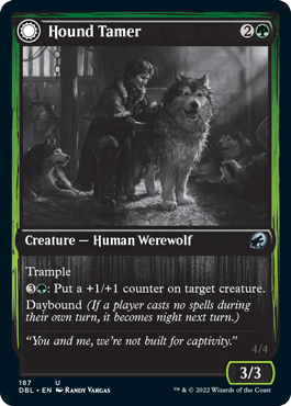 {@C} Hound Tamer // Untamed Pup [Innistrad: Double Feature][DBL 187]