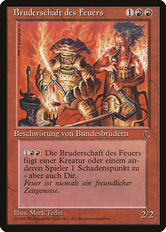 {C} Brothers of Fire (German) - "Bruderschaft des Feuers" [Renaissance][REN 076]
