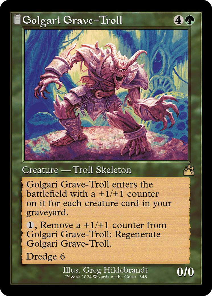{R} Golgari Grave-Troll (Retro Frame) [Ravnica Remastered][RVR 348]