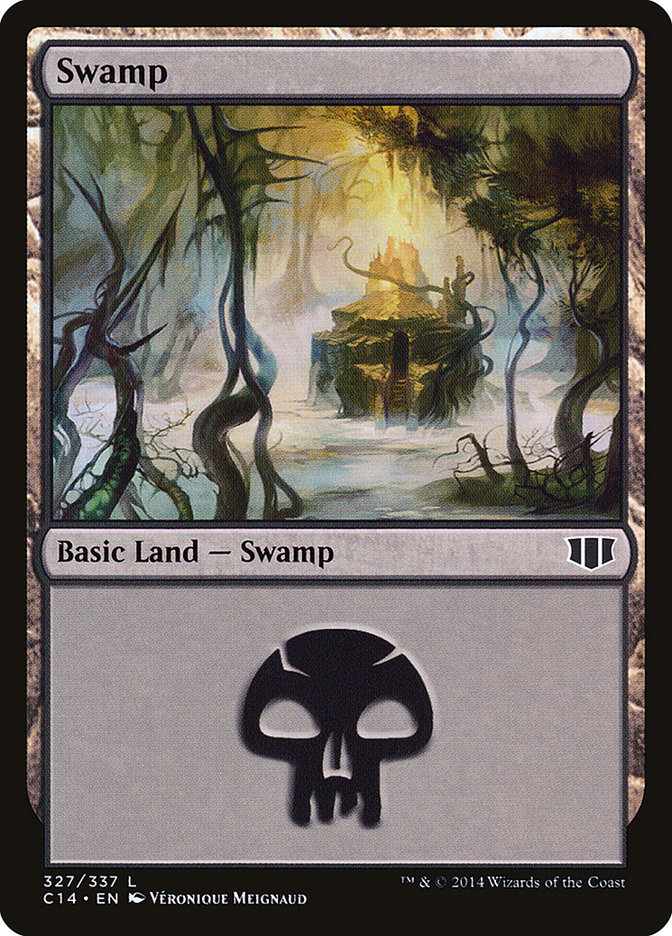 {B}[C14 327] Swamp (327) [Commander 2014]