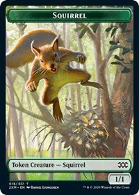 {T} Squirrel // Thopter (008) Double-sided Token [Double Masters Tokens][T2XM 018]