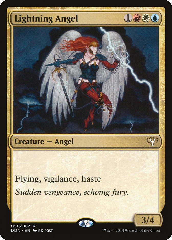{R} Lightning Angel [Duel Decks: Speed vs. Cunning][DDN 056]