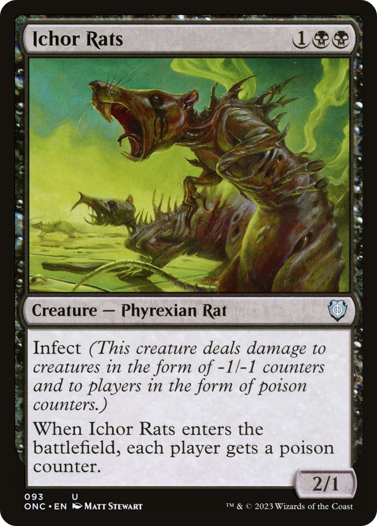 {C} Ichor Rats [Phyrexia: All Will Be One Commander][ONC 093]