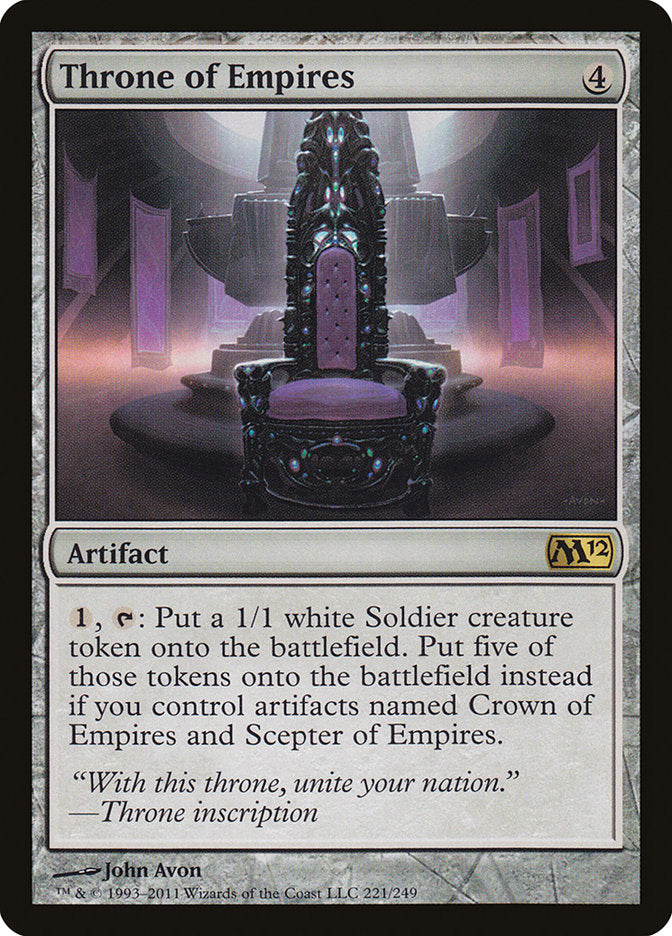 {R} Throne of Empires [Magic 2012][M12 221]