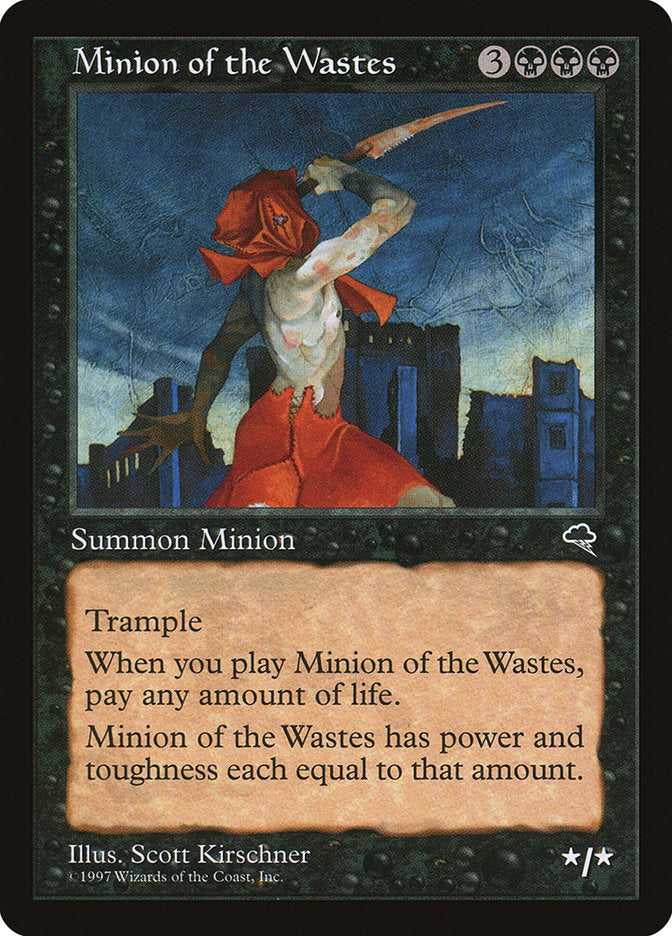 {R} Minion of the Wastes [Tempest][TMP 146]