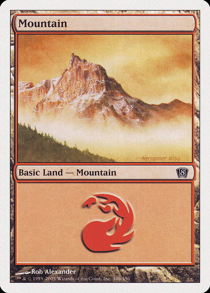 {B}[8ED 346] Mountain (346) [Eighth Edition]
